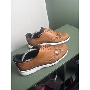 Cole Haan Men's 2.ZeroGrand Laser Wingtip Oxfords Size 9.5W C27879 NO INSOLES